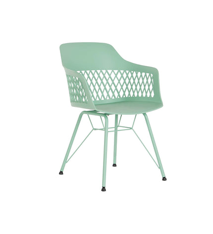 Green DKD Home Decor kitchen chair, 57x57x80.5 cm, with a modern design suitable for home and cooking spaces.