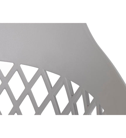 Lichtgrijze keukenstoel van DKD Home Decor, afmetingen 57x57x80,5 cm, met houten poten en comfortabele zitting in huis en koken.