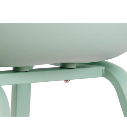 Green DKD Home Decor armchair with armrests, measuring 56x58x78 cm, suitable for home and kitchen furniture.
