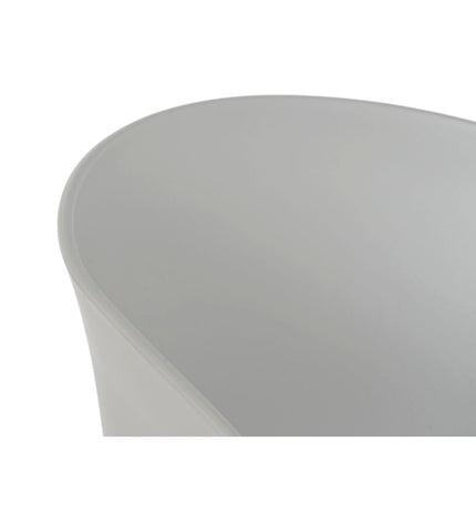 Light gray DKD Home Decor kitchen chair, 56x58x78 cm, with modern design and cushioned seat, suitable for dining or kitchen areas.