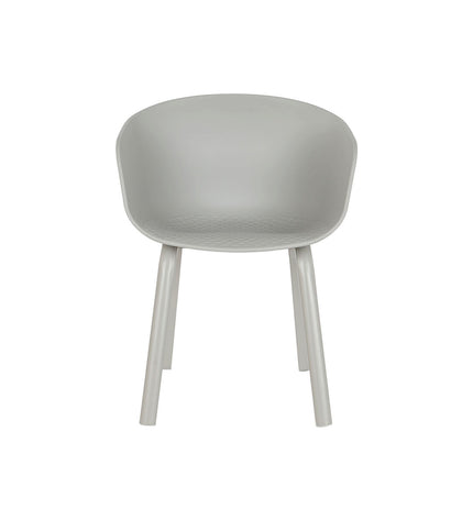 Light gray DKD Home Decor kitchen chair, 56x58x78 cm or 60x55x78 cm, modern furniture for dining or kitchen use.
