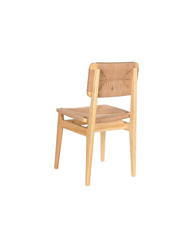 DKD Home Decor kitchen chair in natural wood finish, available in various sizes, with a modern and comfortable design for dining areas.