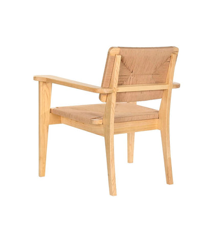DKD Home Decor kitchen chair in natural finish, 67x47x84 cm, modern seat suitable for home dining and kitchen furniture.