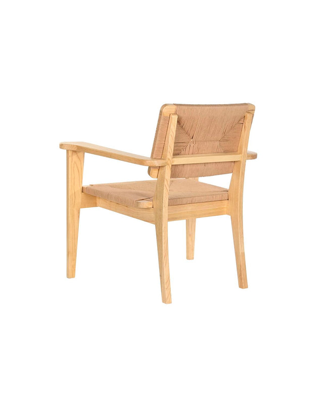 DKD Home Decor kitchen chair in natural finish, 67x47x84 cm, modern seat suitable for home dining and kitchen furniture.