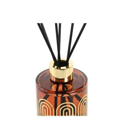 Set of three DKD Home Decor 100 ml city-themed air fresheners for home and kitchen decoration, featuring urban cityscape designs.