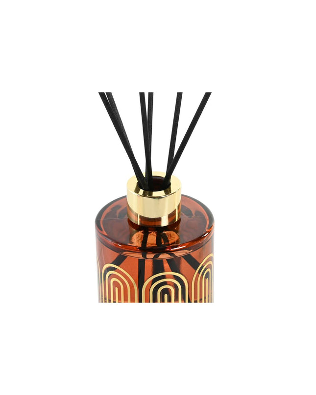 Set of three DKD Home Decor 100 ml city-themed air fresheners for home and kitchen decoration, featuring urban cityscape designs.