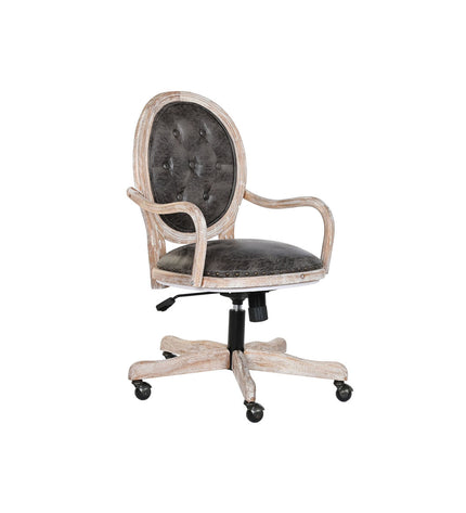 DKD Home Decor black and dark brown kitchen chair, 52x50x88 cm, modern design for home and cooking spaces