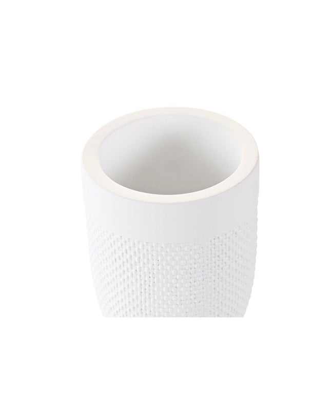 White cement house decor by DKD Home Decor, 8x8x10.5 cm, suitable for home, kitchen, and bathroom spaces.