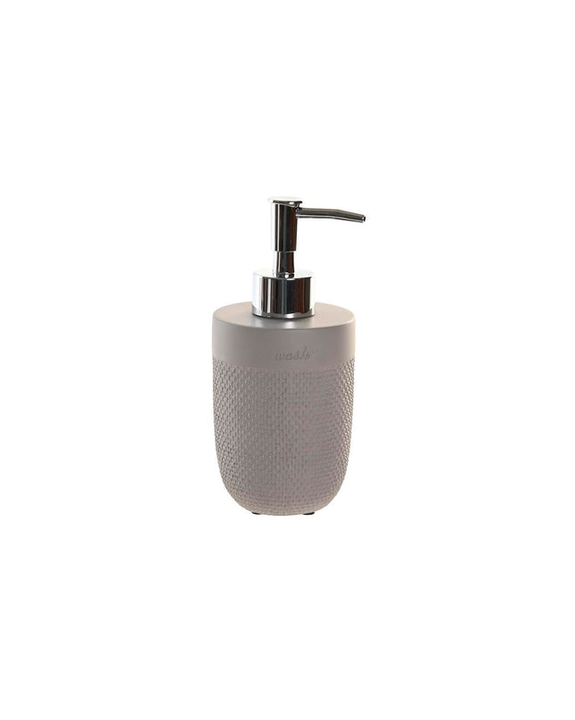 Gray cement-style plastic soap dispenser by DKD Home Decor for bathroom and kitchen use, suitable for home decor.