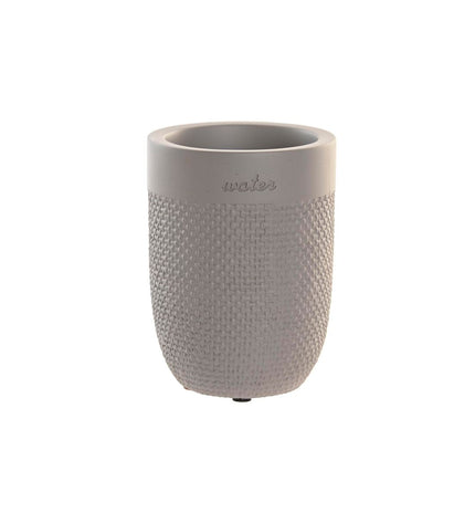 Gray cement house-shaped decor by DKD Home Decor, 8x8x10.5 cm, suitable for bathroom or home decor.