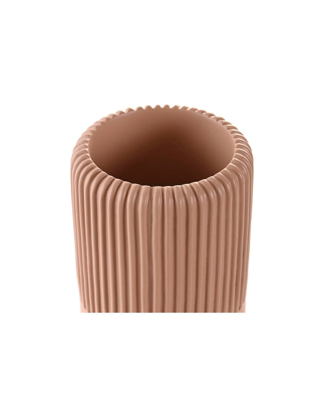 Terracotta cement decorative house and bathroom accessory by DKD Home Decor, 7x7x11 cm, with textured surface and geometric design.