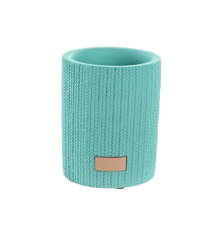 Green cement house decor piece from DKD Home Decor, 8x8x10 cm, suitable for bathroom or home decoration.