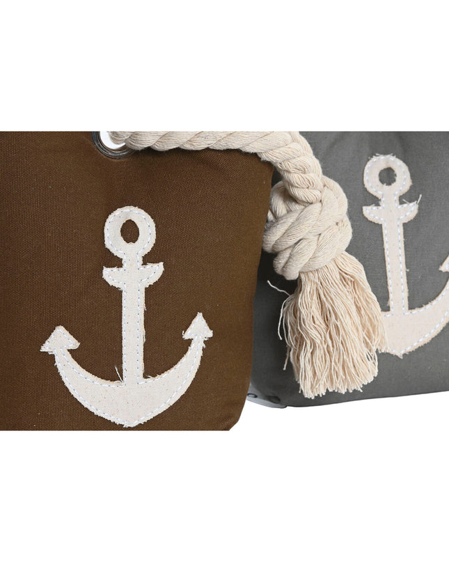 Pair of DKD Home Decor door stoppers in sand color, measuring 13x9x20 cm, ideal for home decor and door protection.