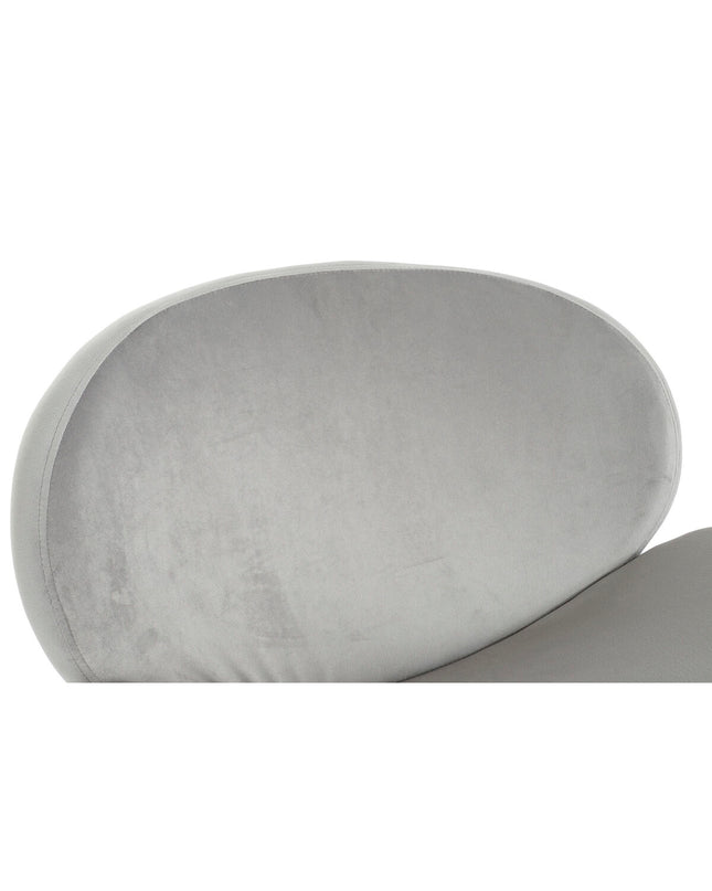 DKD Home Decor gold and light gray chair, 62x58x73 cm, in a modern home interior setting.