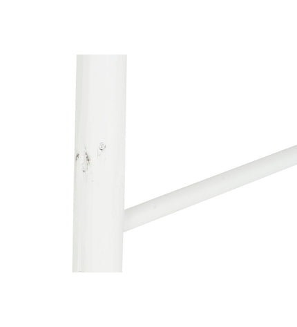 DKD Home Decor standing towel rack in white wood, 53.5 x 4.5 x 176 cm, ideal for bathroom organization and decor.