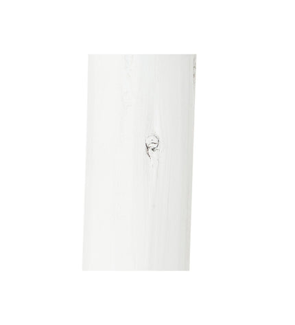 DKD Home Decor standing towel rack in white wood, 53.5 x 4.5 x 176 cm, ideal for bathroom organization and decor.