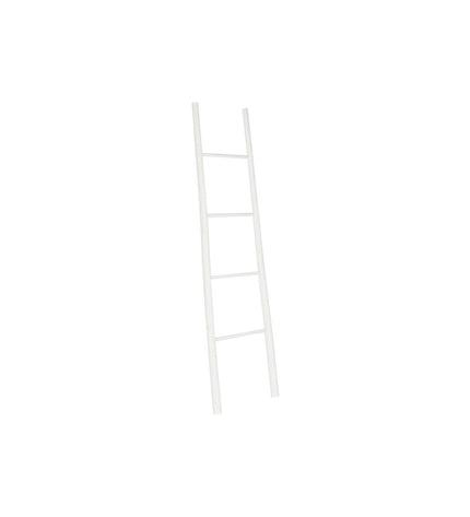 DKD Home Decor standing towel rack in white wood, 53.5 x 4.5 x 176 cm, ideal for bathroom organization