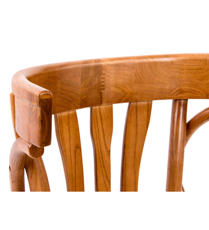 DKD Home Decor chair with 40x40x77 cm dimensions, stylish wooden seat and metal legs for modern home or kitchen decor.