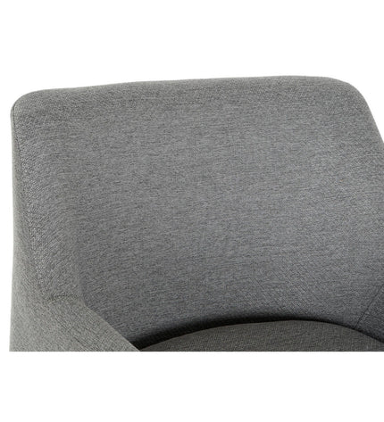 Gray DKD Home Decor chair measuring 59.5 x 60.5 x 78 cm, shown in a home interior setting with a modern design.