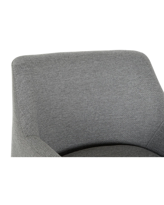 Gray DKD Home Decor chair measuring 59.5 x 60.5 x 78 cm, shown in a home interior setting with a modern design.