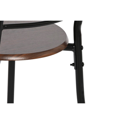 Dining table with four chairs from DKD Home Decor, measuring 121x55x78 cm, in a modern home interior setting.