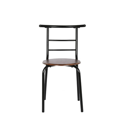 Wooden dining table with four matching chairs in a modern kitchen setting, DKD Home Decor, measuring 121x55x78 cm.