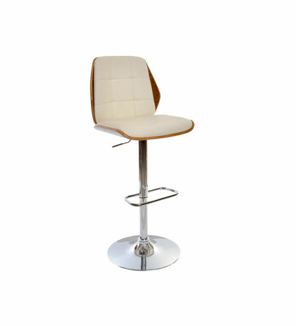 DKD Home Decor Bruin crème zilverkleurige huis- en kookmeubel, 50x52x121 cm, modern design with wood finish