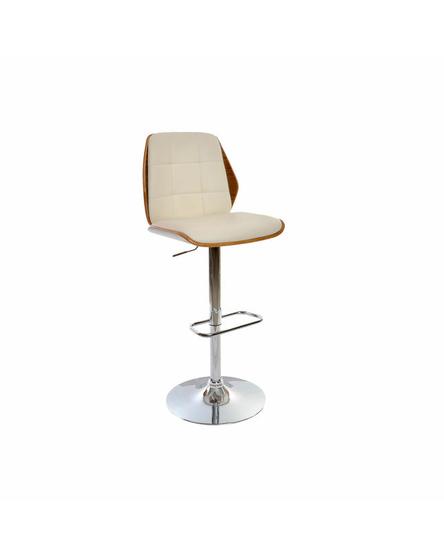 DKD Home Decor Bruin crème zilverkleurige huis- en kookmeubel, 50x52x121 cm, modern design with wood finish
