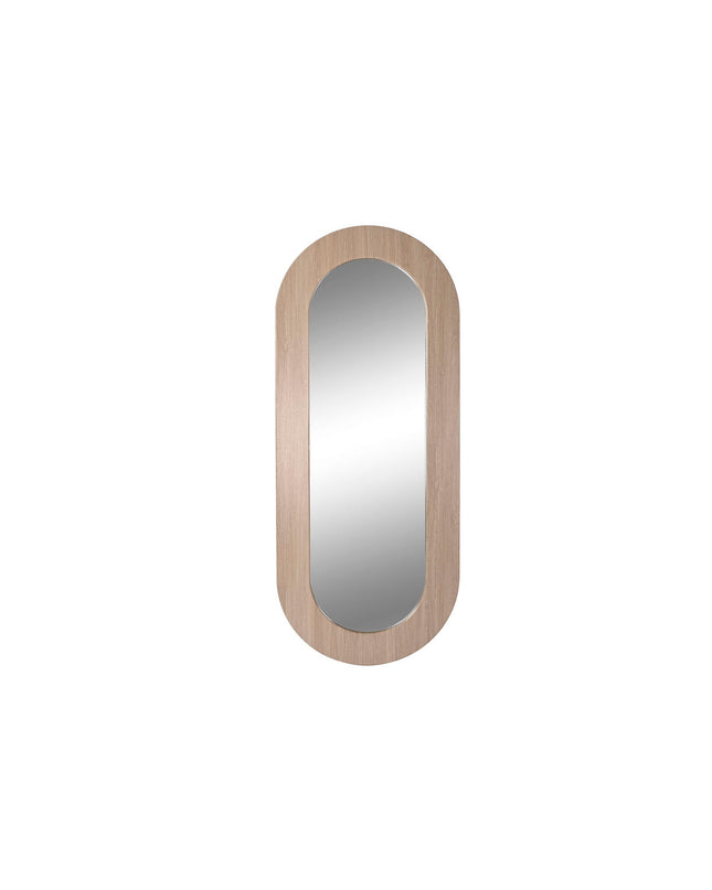 Home ESPRIT Wandspiegel Natuurlijk Stads, 65x2.2x160 cm, modern wall mirror with a natural finish for home decor.