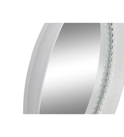 Home ESPRIT Wandspiegel Wit Stads, 85.5 x 9.5 x 85.5 cm, modern rectangular wall mirror for home decor.