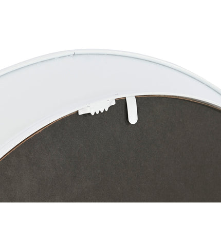 Home ESPRIT Wandspiegel Wit, 85.5 x 9.5 x 85.5 cm, rectangular wall mirror with clean white frame for home decor.