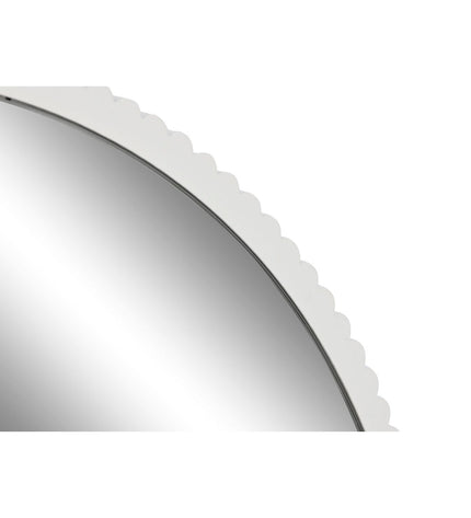 Home ESPRIT Wandspiegel Wit Stads, 70x4.5x70 cm, modern wall mirror with minimalist design for home decor.