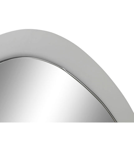 Home ESPRIT Wandspiegel Wit Stads, 64x4.5x62 cm, rectangular wall mirror with a sleek white frame for modern home decor.