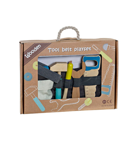 Home ESPRIT speelgoedgereedschap set, imiteerspelletje with plastic tools, measuring 31.5 x 4.5 x 22 cm, for imaginative play.