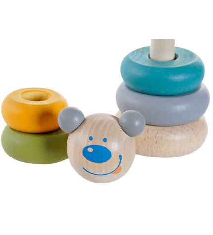 Pair of animal-themed educational toys from Home ESPRIT, 5.5 x 5.5 x 14 cm, featuring colorful animal designs.