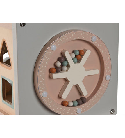 Wooden game set by Home ESPRIT, featuring colorful pieces for fun indoor play and family game nights.