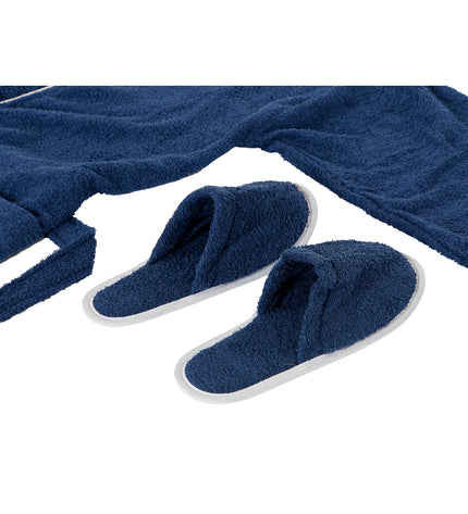 Blue women's Kamerjas from Home ESPRIT, designed for home and bathroom comfort, with soft fabric and relaxed fit.