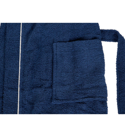 Home ESPRIT blue women's bathrobe with cozy fabric, designed for home and bathing use.