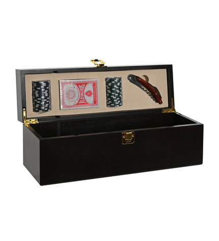 Pokerset home ESPRIT with colorful playing cards and poker chips, ideal for family game nights and friendly poker games.