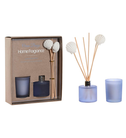 Home ESPRIT Mediterrane air freshener set for home and kitchen decor, featuring two components with a Mediterranean design.