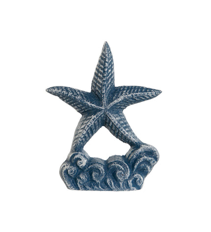 Home ESPRIT iron door holder in star shape, measuring 12x6x15 cm, used for home decor and door stabilization.