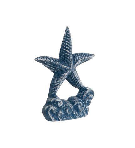 Home ESPRIT deurhouder in ijzer, stervorm, 12x6x15 cm, perfect voor huisdecoratie en keuken of huisgebruik.