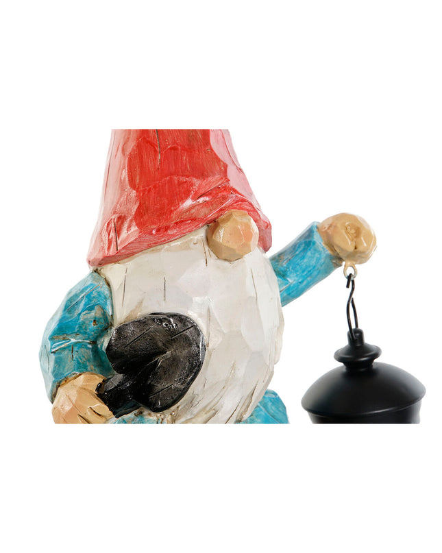 Pair of Home ESPRIT outdoor garden decorations featuring colorful red and green tuinkabouters, 20 x 17.8 x 32 cm each.