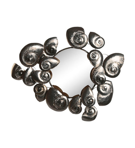 Home ESPRIT silver wall mirror, 95 x 10 x 80 cm, decorative home decor with sleek reflective surface for living spaces