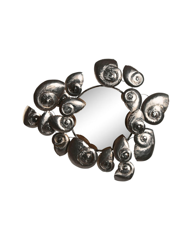 Home ESPRIT silver wall mirror, 95 x 10 x 80 cm, decorative home decor with sleek reflective surface for living spaces