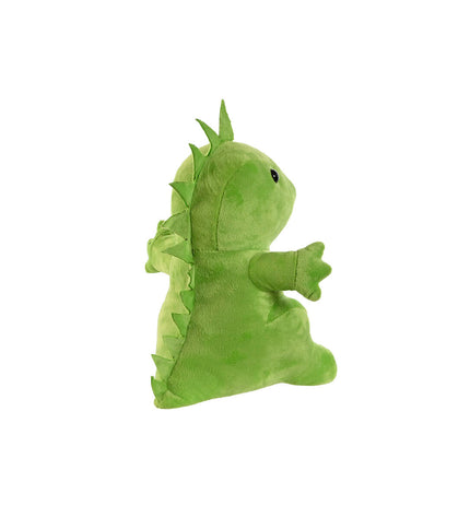 Pair of dinosaur-themed door stoppers from Home ESPRIT, Zand color, measuring 24x19x27 cm, for home decor and door safety.
