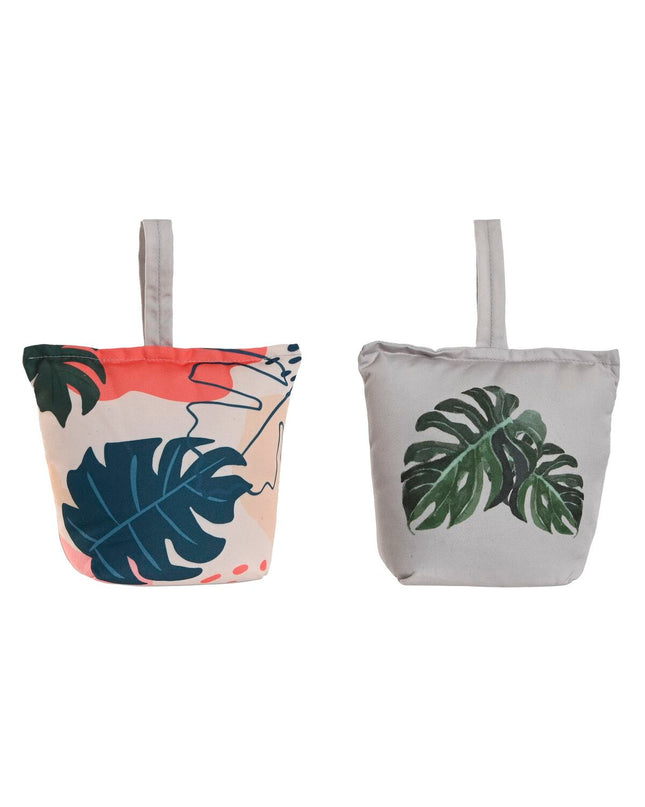 Home ESPRIT zandkleurige deurhouder voor huis en koken, 20x10x25 cm, inclusief twee lakens, geschikt voor huisdecoratie.