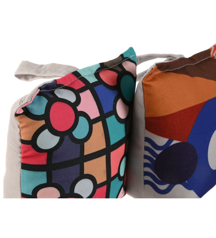 Pair of Home ESPRIT door hangers in Zand color, 20x10x25 cm, for home decor and kitchen use, set of two.