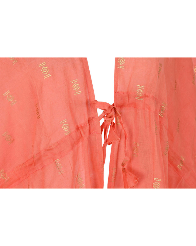 Set of three Home ESPRIT green, beige, and coral sarongs for sport and watersport, featuring lightweight, breathable fabric.