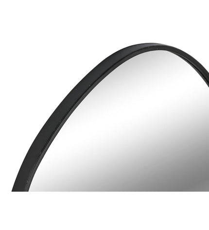 Modern black metal Home ESPRIT mirror with a sleek rectangular design, measuring 60 x 2.5 x 78 cm for stylish home decor.